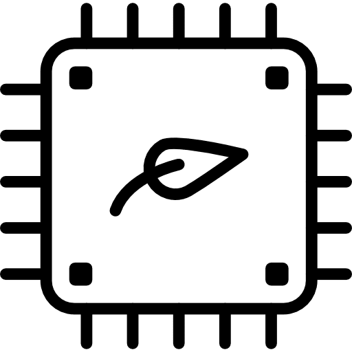 Cpu computer processor electronic icon