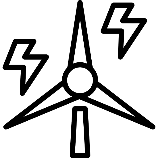 Eolic energy windmill ecological ecology icon