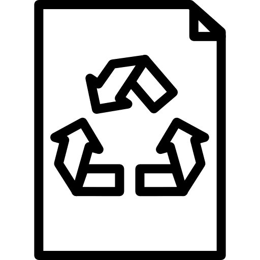 File eco paper recycle icon