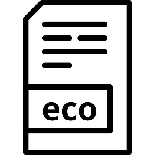 File files and folders file eco icon