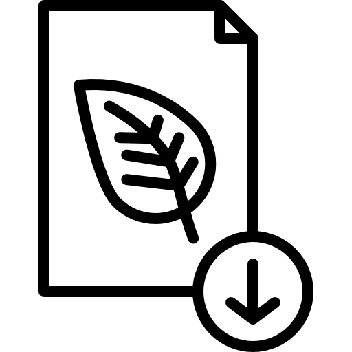 File interface leaf file icon