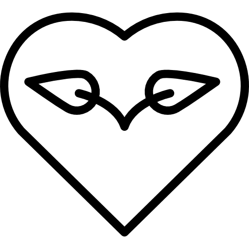 Heart bud sprout ecology and environment icon