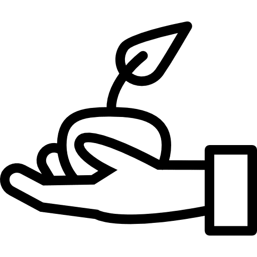 Leaf ecology and environment leaf plant icon