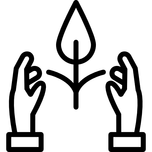 Leaf leaf garden hand icon