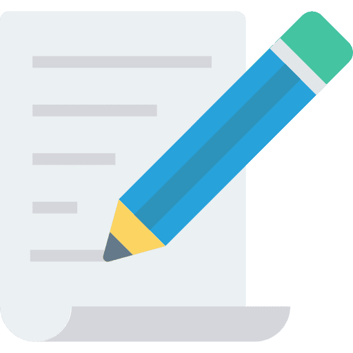 Edit files and folders signing business and finance icon