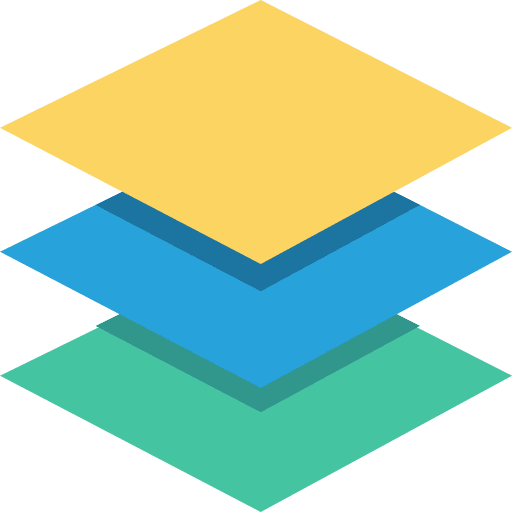 Layers interface graphic design seo and web icon