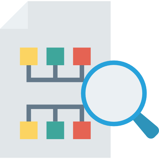 Search network seo and web users icon