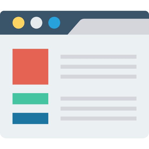 Web browser website web page icon