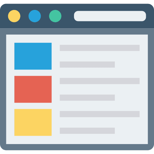 Webpage multimedia web design webpage icon