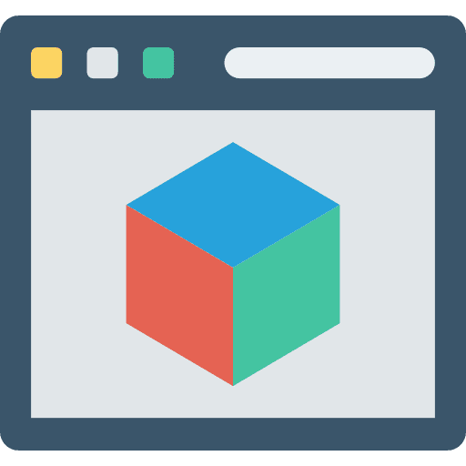 Browser seo and web internet browser icon