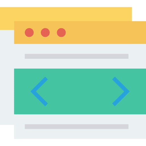 Coding ui html screen icon