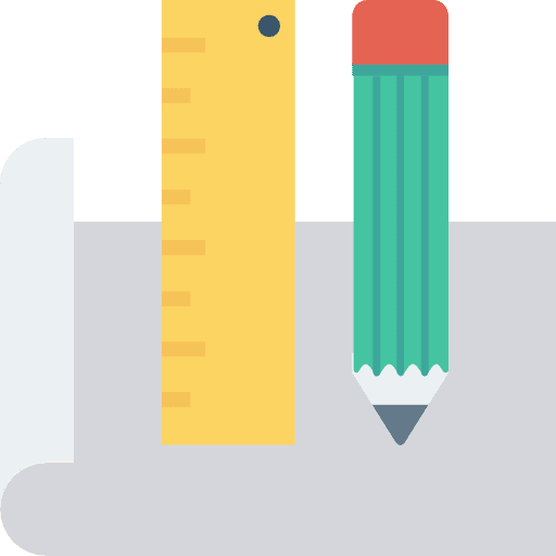 Drawing construction and tools edit home repair icon