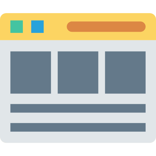 Browser computing internet seo and web icon