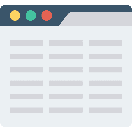 Browser seo and web interface computing icon