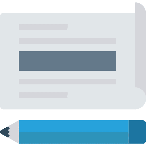 Edit writing edit seo and web icon