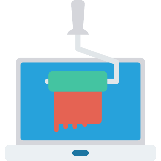 Paint computer paint art and design icon