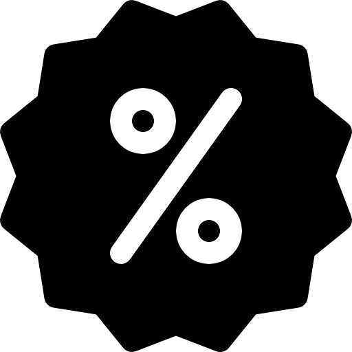 Discount bargain commerce offer icon