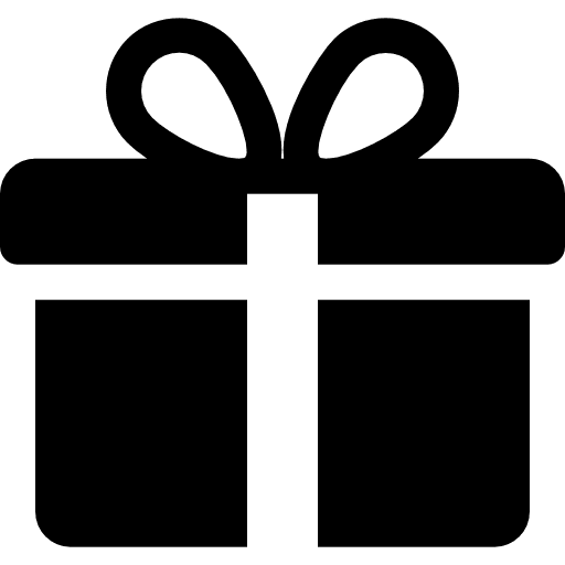 Gift shopping center christmas birthdays icon