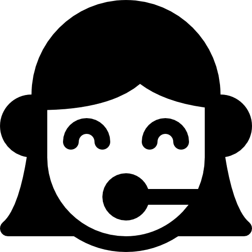 Customer service telemarketer call customer service icon
