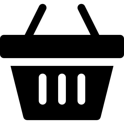 Shopping basket shop container shopping icon