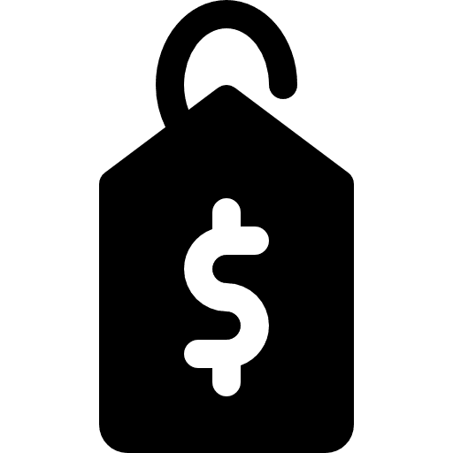 Tag commerce commerce and shopping label icon