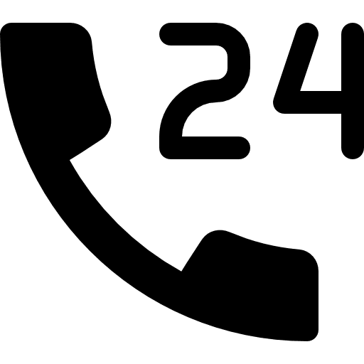 24 hours customer service commerce and shopping 24 hours icon