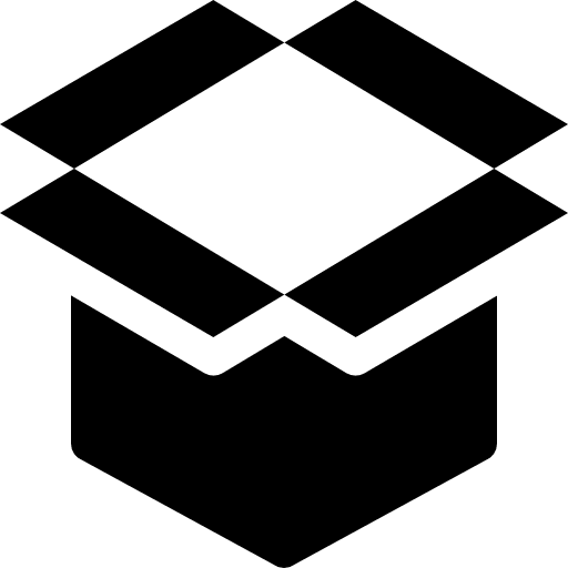 Box commerce and shopping tools delivery icon