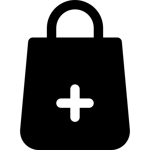 Shopping bag online shop commerce and shopping shopping store icon