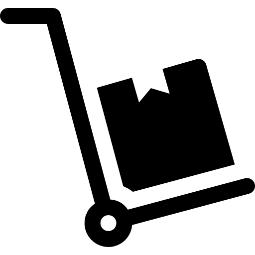 Delivery commerce and shopping deliver heavy icon