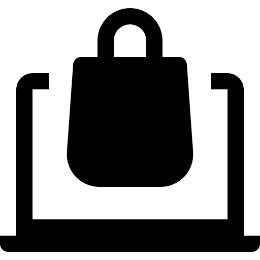 Online shopping technology commerce online shopping icon