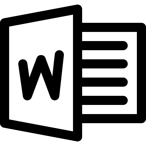 Word word document microsoft word brands and logotypes icon