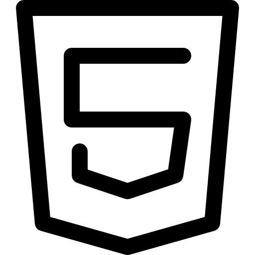 Html 5 brand brands and logotypes social network icon