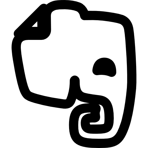 Evernote social media brand evernote icon