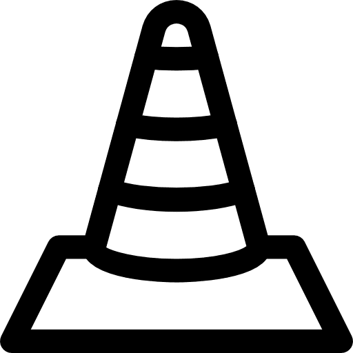 Vlc video player social media multimedia player icon