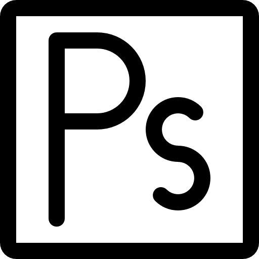 Photoshop brands and logotypes edition graphic design icon