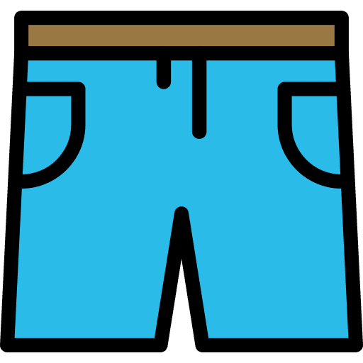 Pants clothes trousers shorts icon