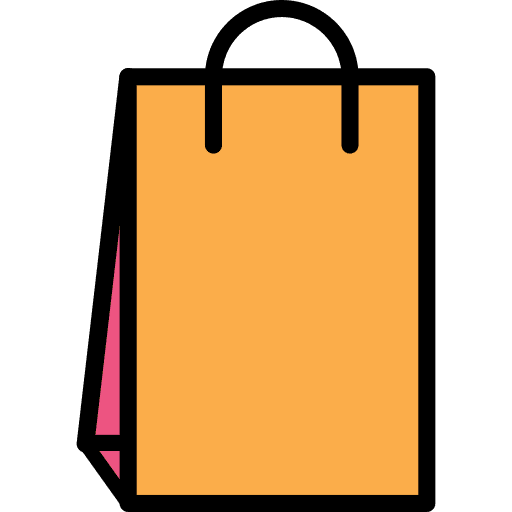 Paper bag bag container paper icon