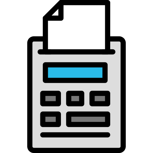 Tax taxes payment bill icon