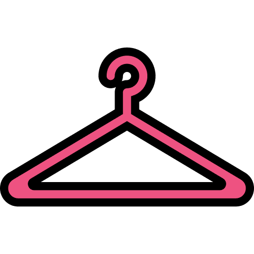 Hanger fashion tools and utensils wardrobe icon