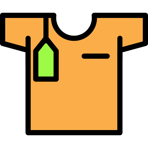 Tshirt commerce and shopping fashion shirt icon