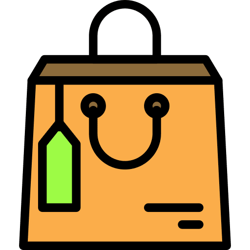 Bag shopper commerce and shopping commerce icon