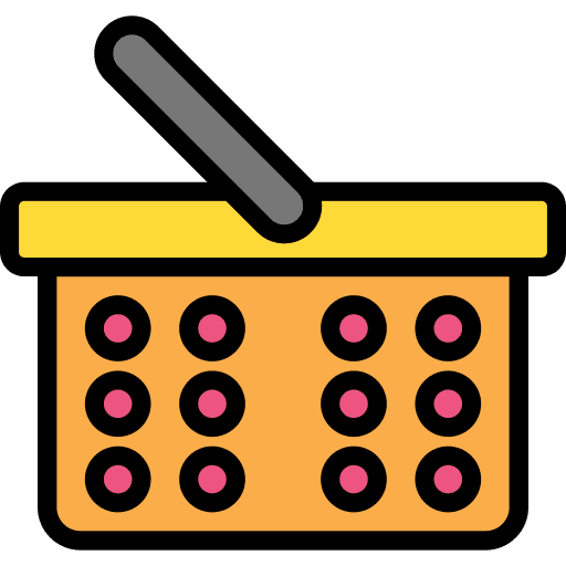 Basket commerce shopping basket business and finance icon
