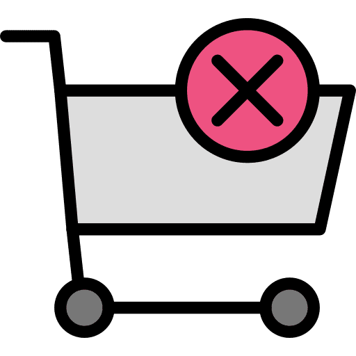 Cart commerce business online store icon