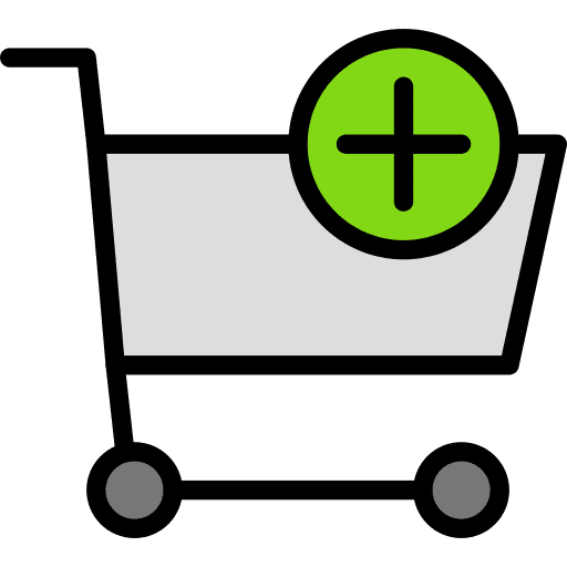 Cart shopping commerce and shopping trolley icon