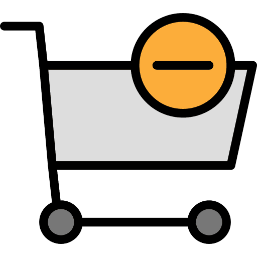 Cart commerce and shopping commerce shopping cart icon