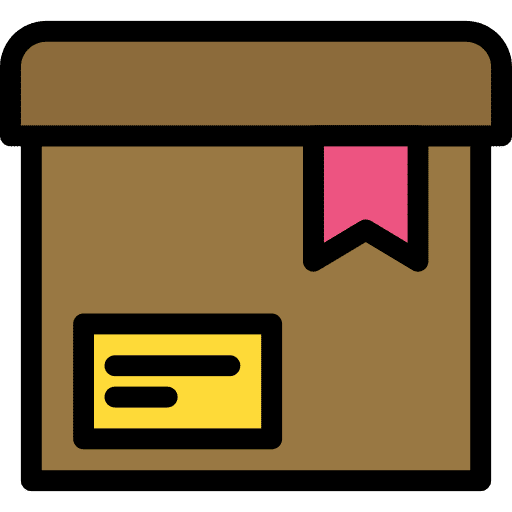 Box miscellaneous cardboard delivery icon