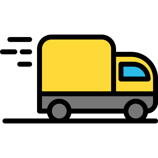 Delivery transport animate shipping and delivery icon