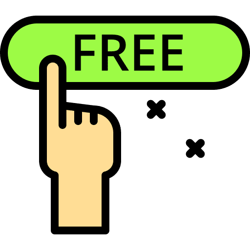 Free commerce commerce and shopping button icon