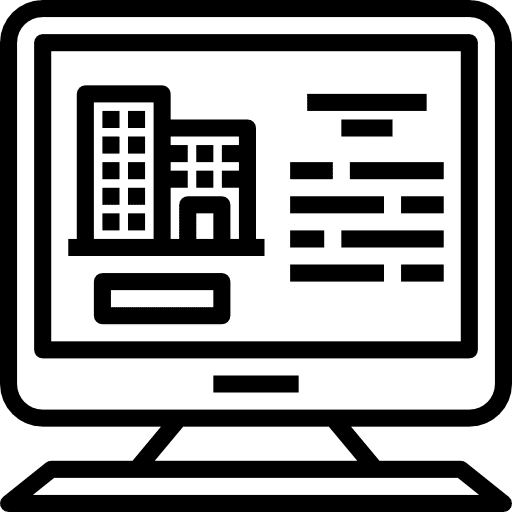 Website computer profile website icon