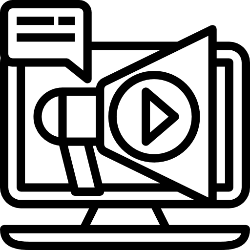 Advertising speaker advertising marketing icon